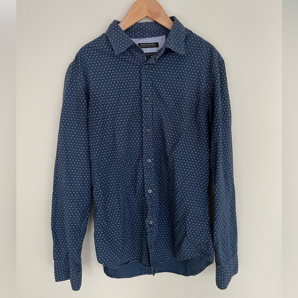 Banana Republic Custom 078 wash in navy Sz S